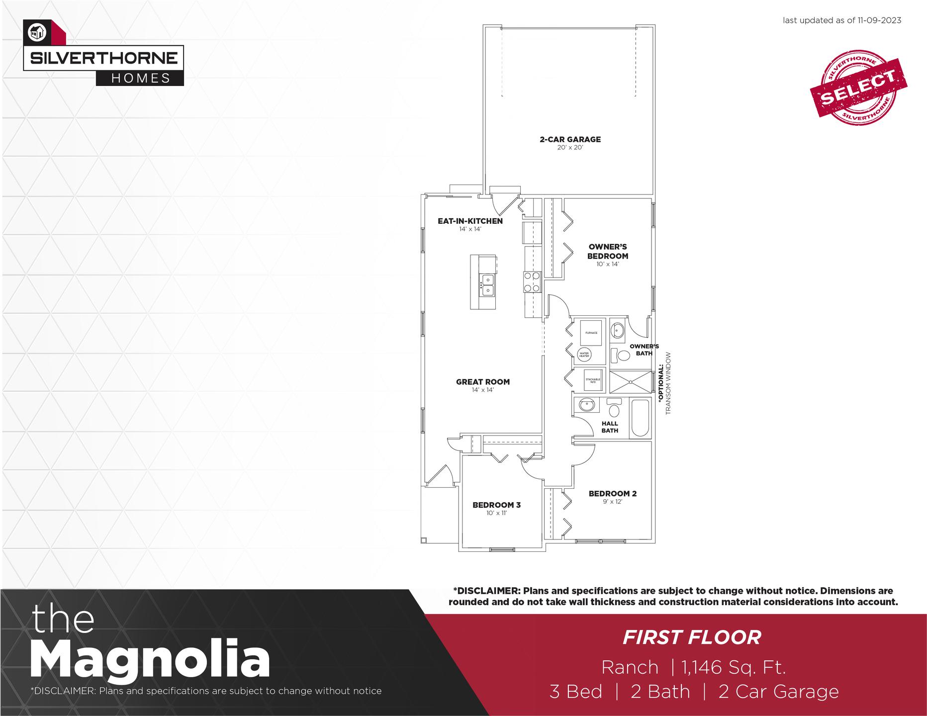 The Magnolia Home with 3 Bedrooms