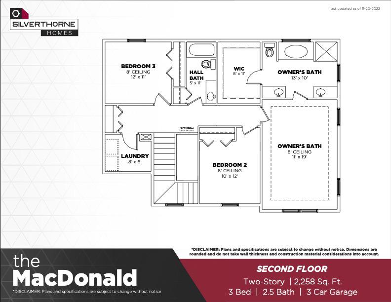 The MacDonald New Home Floor Plan