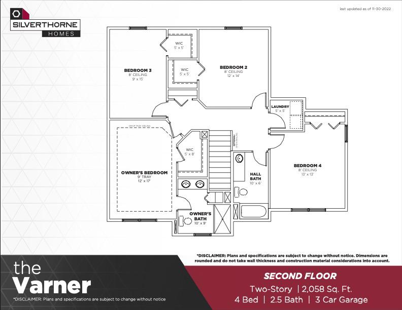 The Varner New Home Floor Plan