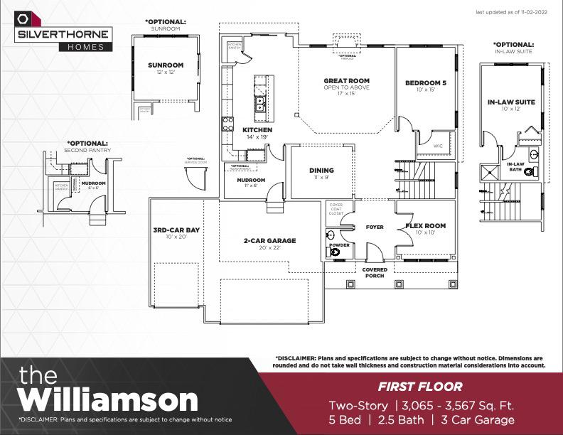 The Williamson New Home Floor Plan