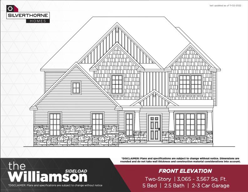 The Williamson - Sideload New Home Floor Plan