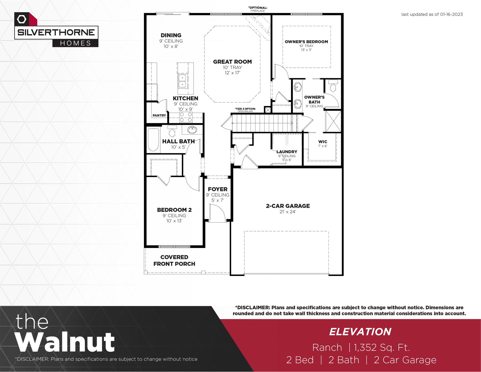 The Walnut New Home Floor Plan