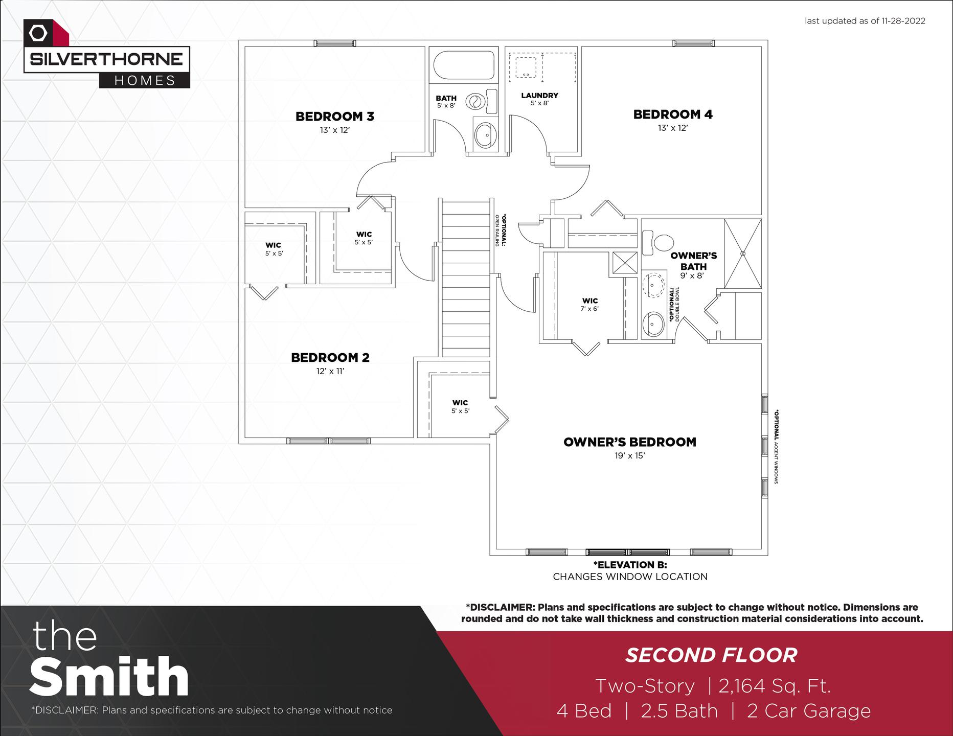 The Smith New Home Floor Plan