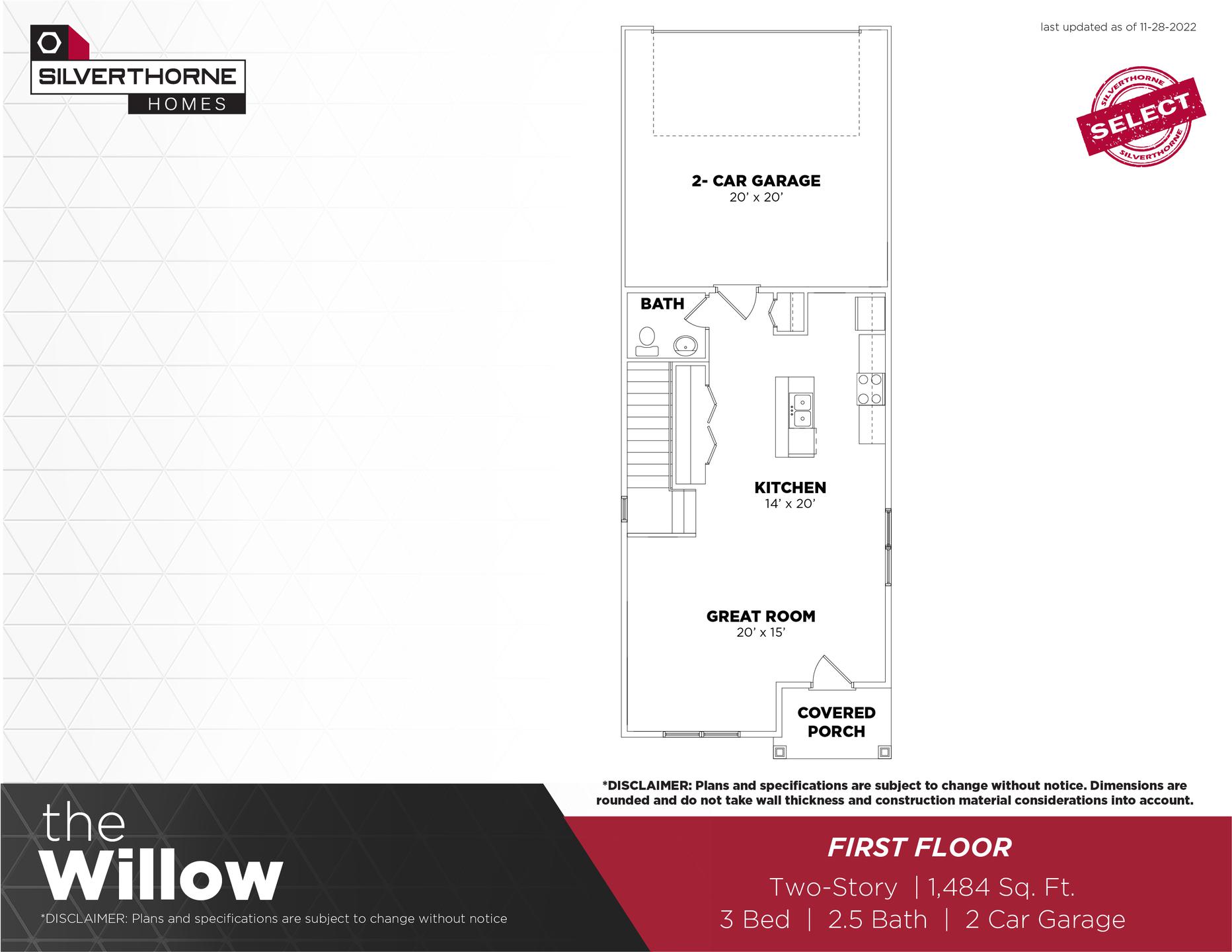 The Willow Home with 3 Bedrooms